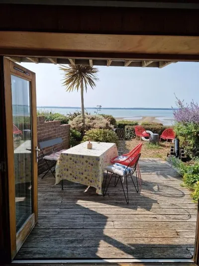 View towards the patio