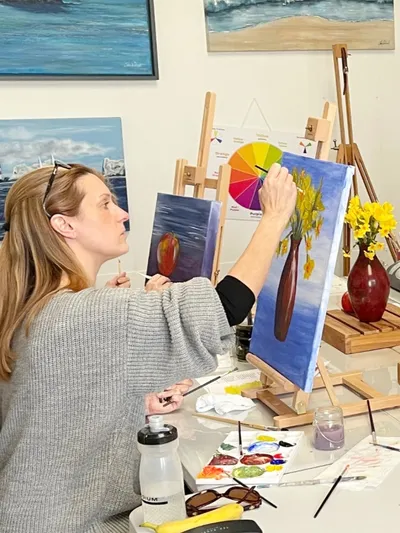 Painting at Pankhurst Gallery