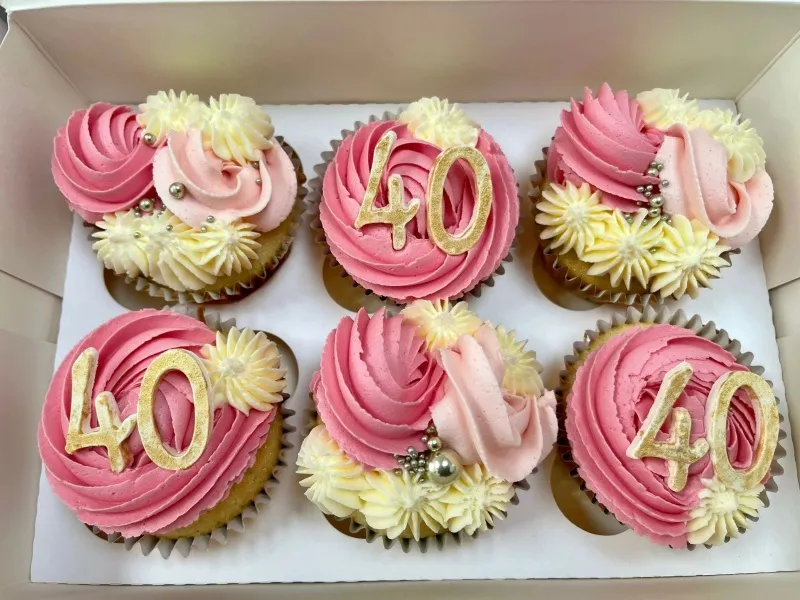 Iced cupcakes