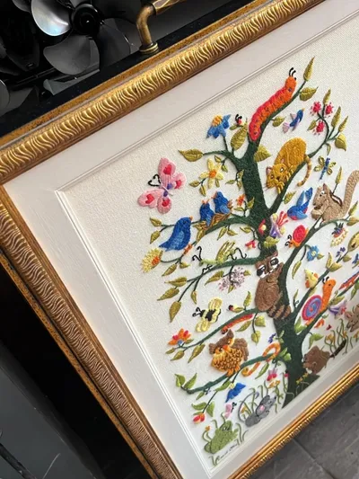 Tapestry in a custom frame