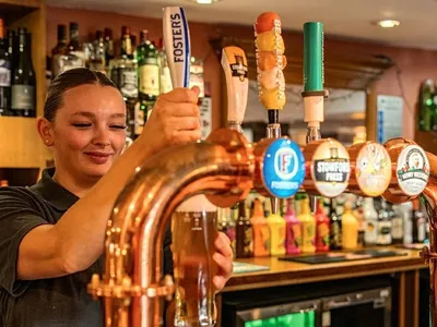 Lagers and ciders on tap